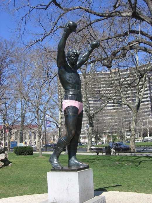 La statue de Rocky à Détroit